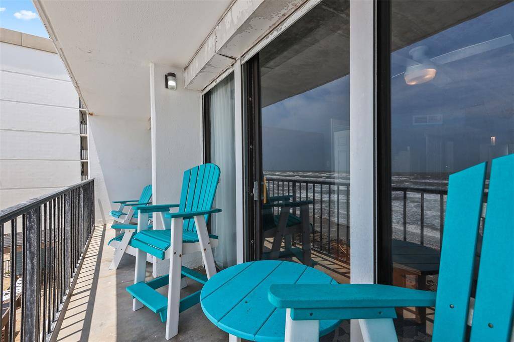 Enjoy a morning cup of energy on your private balcony.