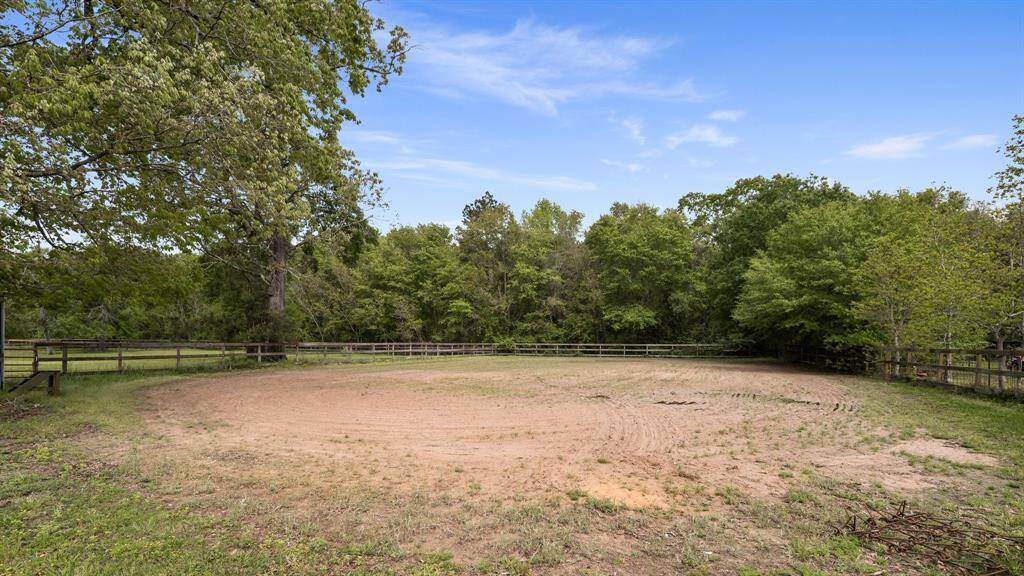 This pasture was used as a horse arena.