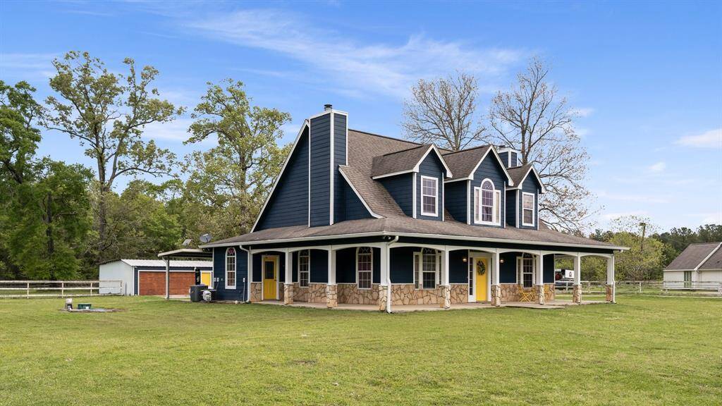 Enjoy the wrap around porch.
