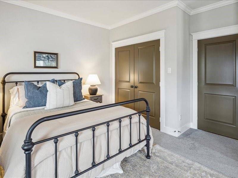 Roomy spare bedroom one.