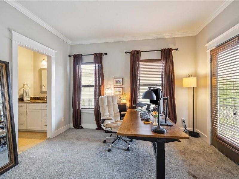 Exceptional additional space for a home office in spare bedroom 1.