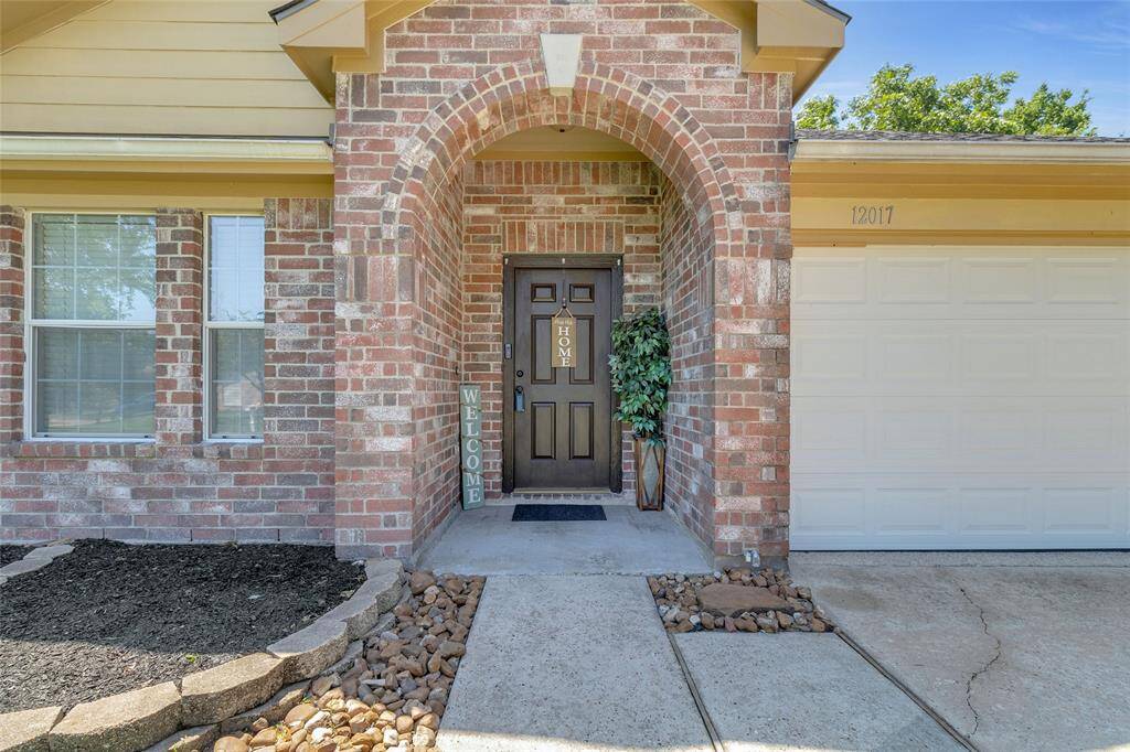 Inviting Brick Archway Entry