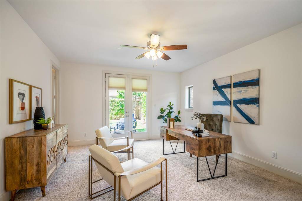 Work from home in style with a private, spacious study that’s designed for productivity.