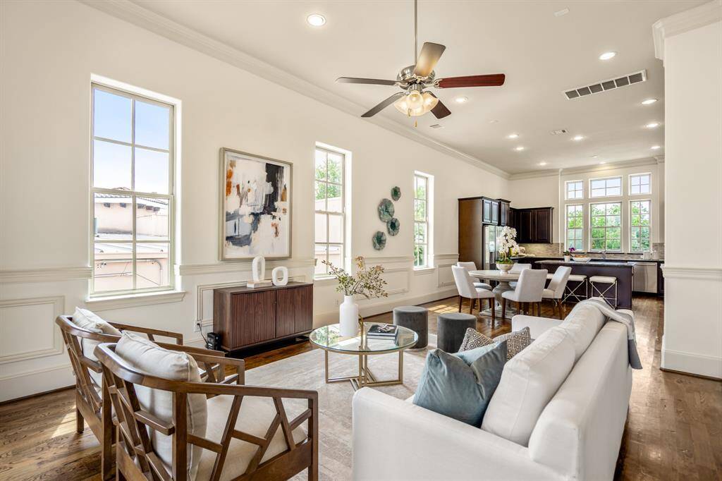 Wide-open living room perfect for family nights or hosting friends.