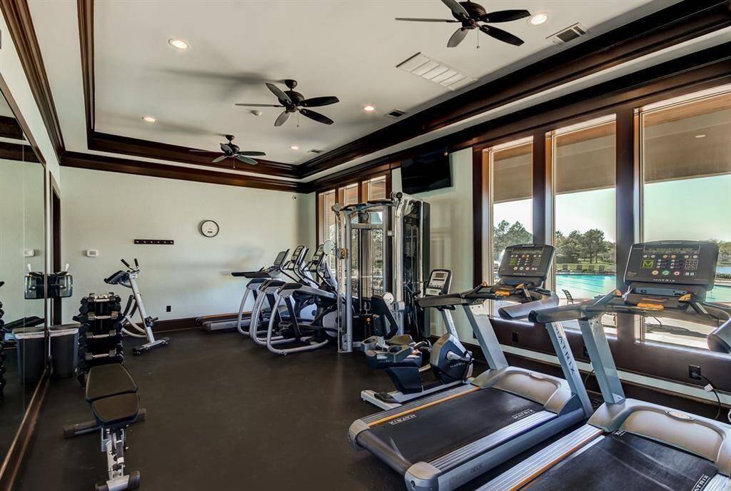 Fitness Center inside the clubhouse.