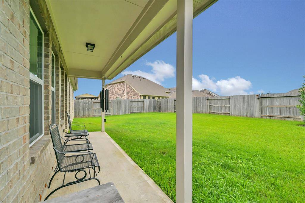 Covered patio