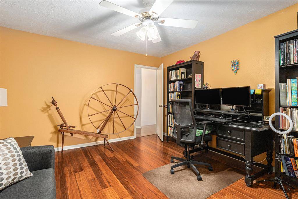 Another view of the spacious middle bedroom.