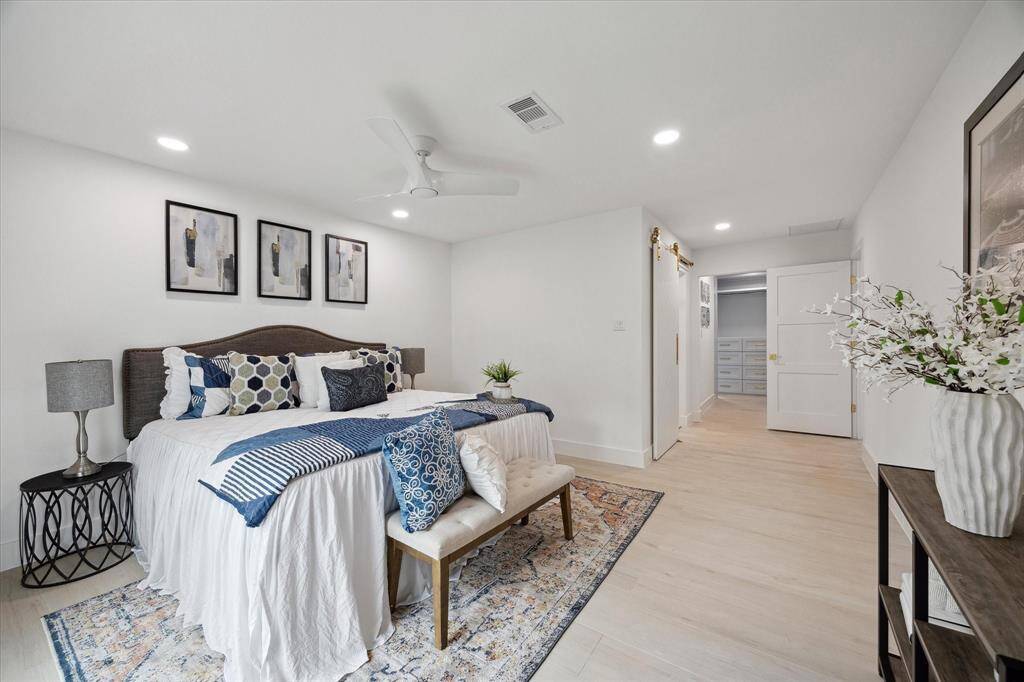 Enjoy beautiful wood flooring and a sliding door that leads directly to your private backyard.