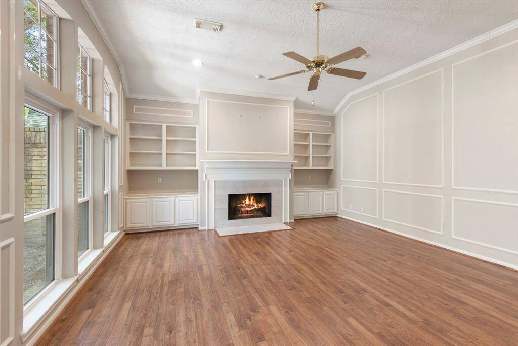 Elegant panel molding paired with neutral paint adds timeless style and sophistication throughout the home.