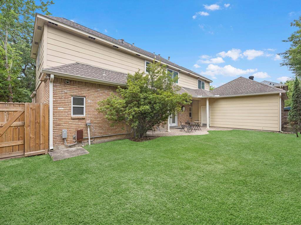 Alternate view of the Backyard which can be accesed from the 3-Car Garage or from the Breakfast Room.