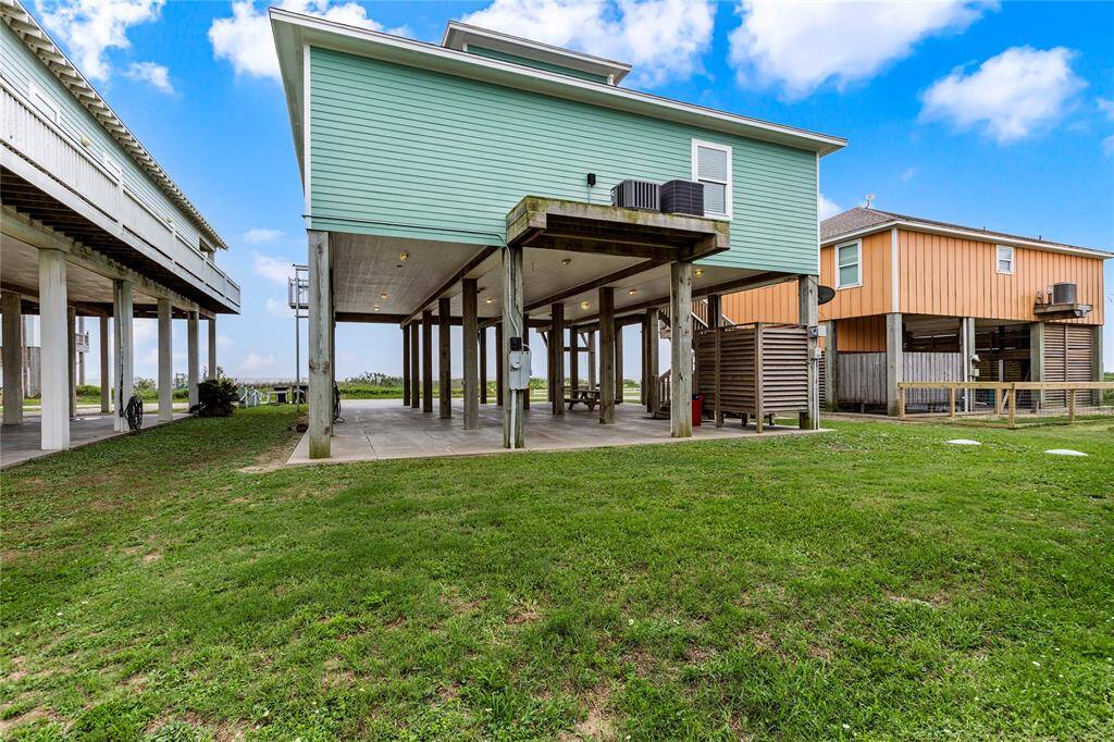 Large backyard