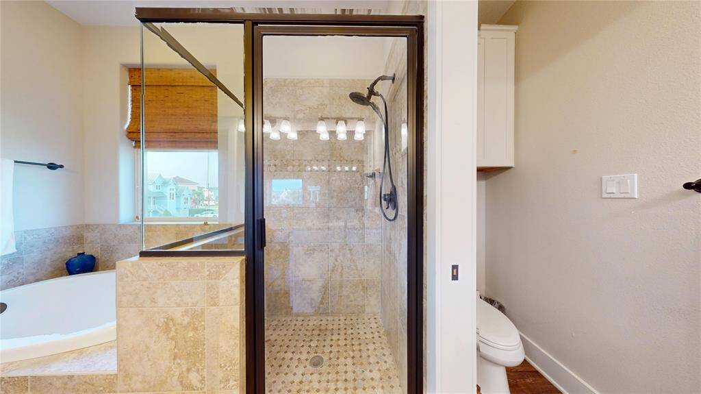Primary bathroom walk in shower