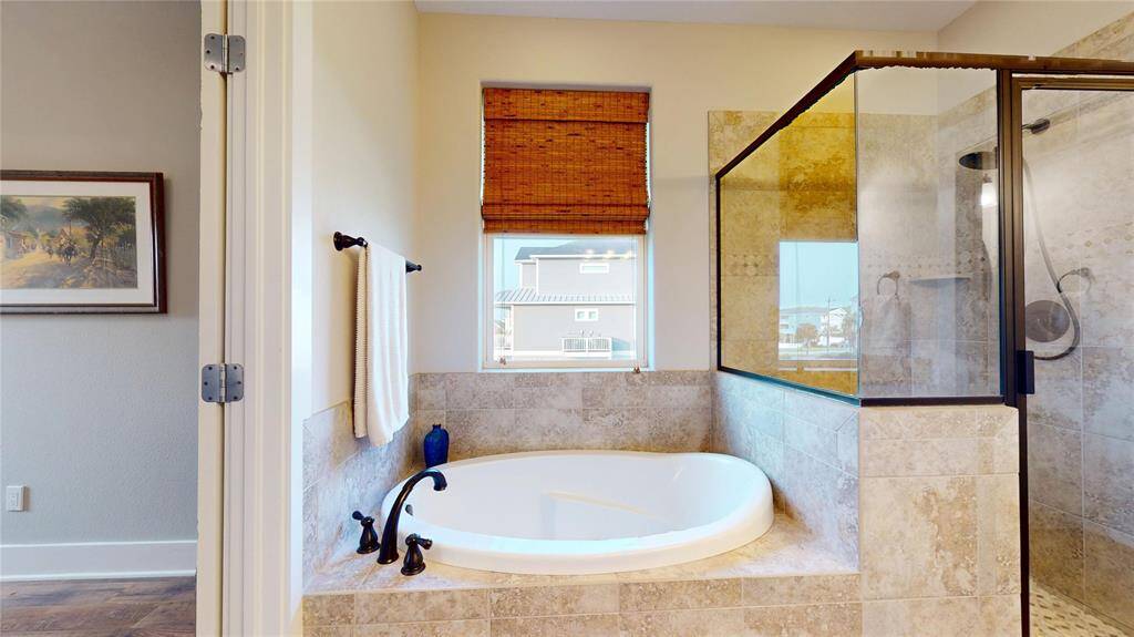 Pre-wired for jetted tub! Primary bathroom