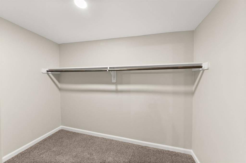Spacious closet