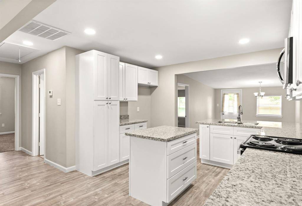 Plenty of cabinet space for storage