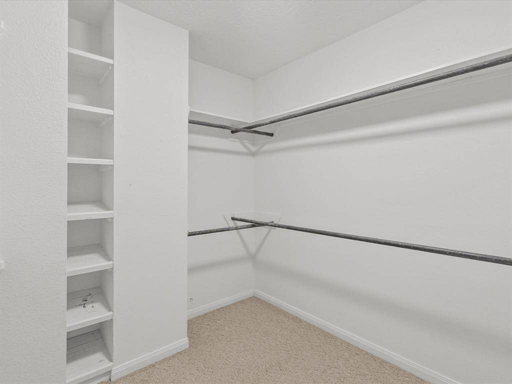 second floor bedroom closets are large , with lots storage