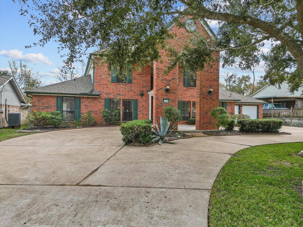 landscaping enhancing its curb appeal.