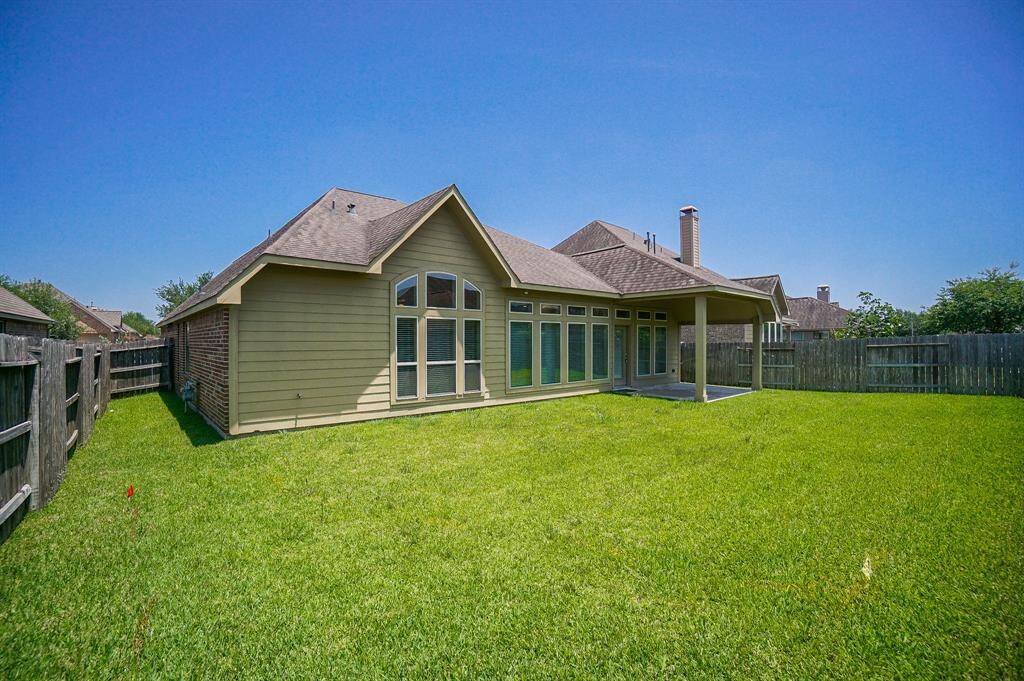 Your entire backyard is completely fenced in for privacy, security and personal comfort.