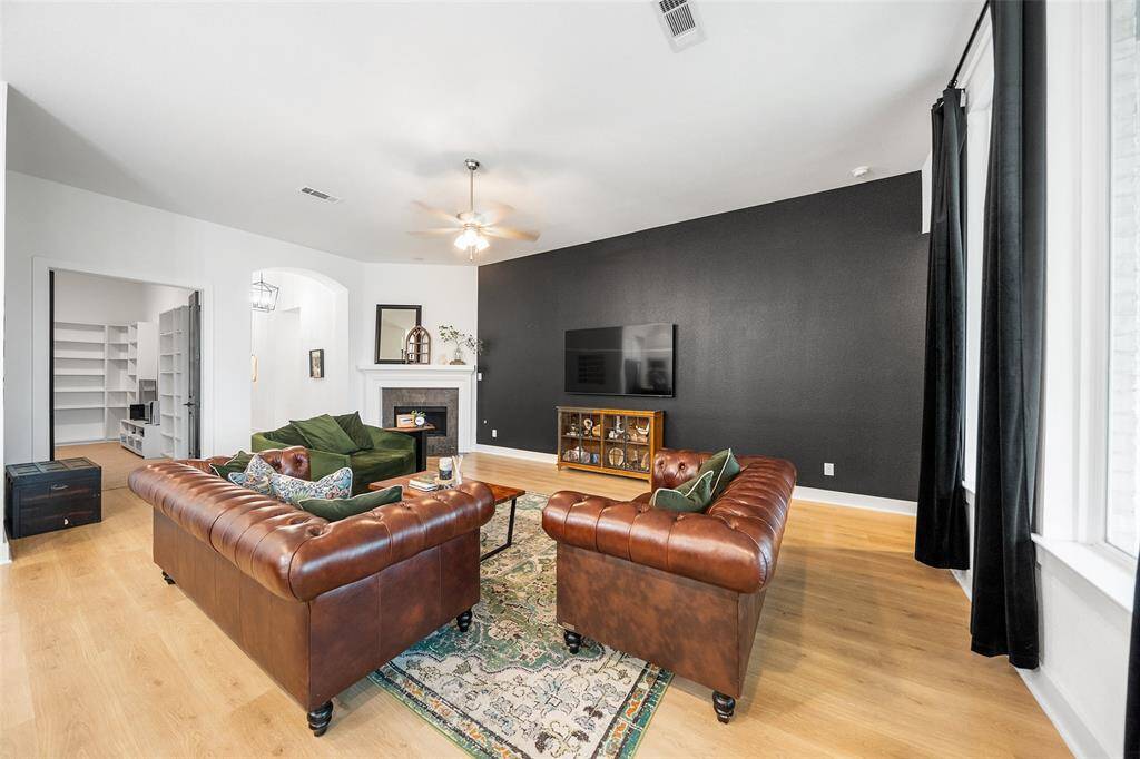 Take a look at the Accent Wall!!