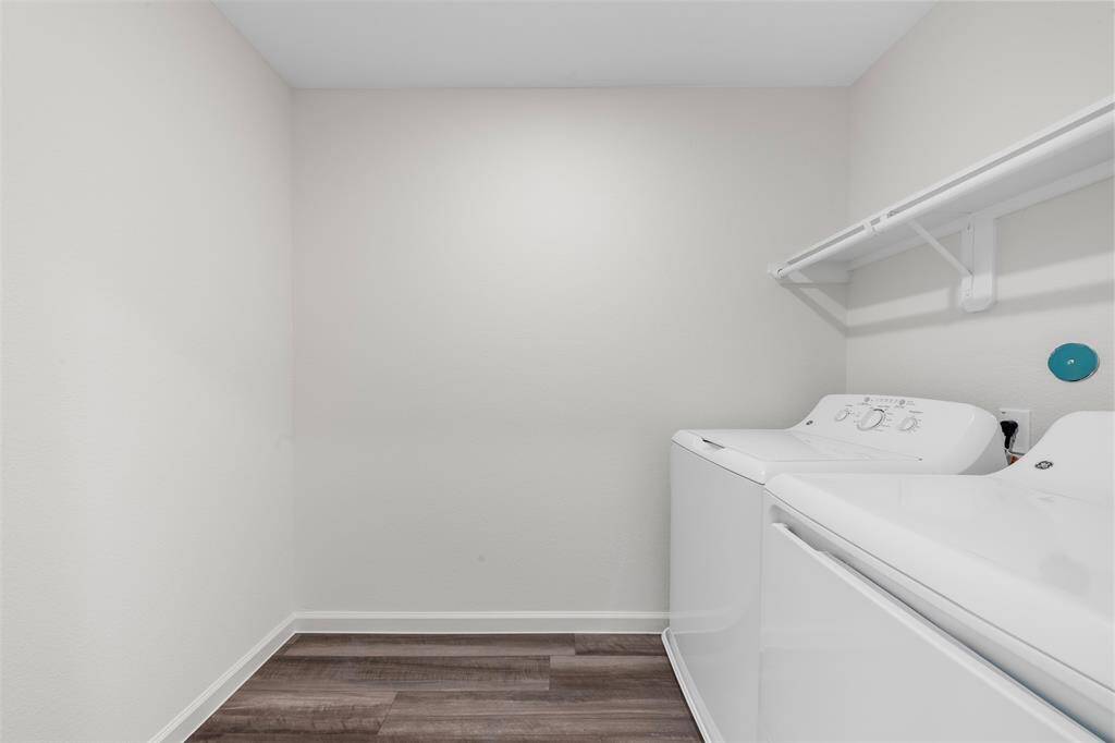 A large upstairs game room providing versatile space for a play area, media room, or home office.