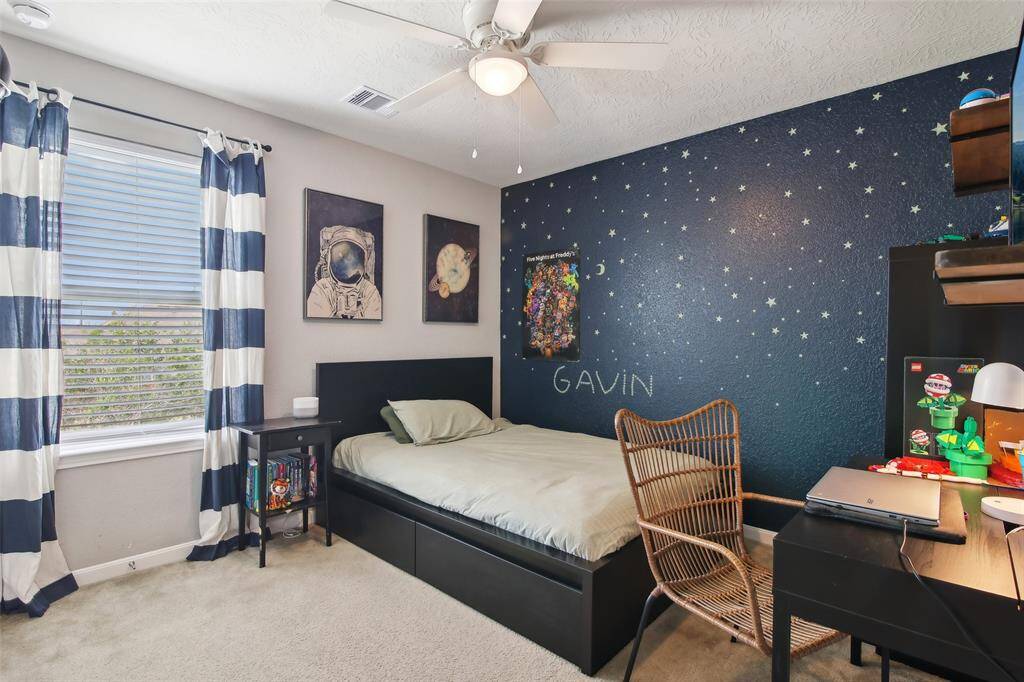 Bedroom #4 - another large bedroom with a large closet.