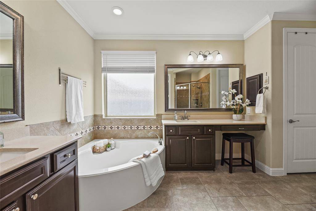 vanity area