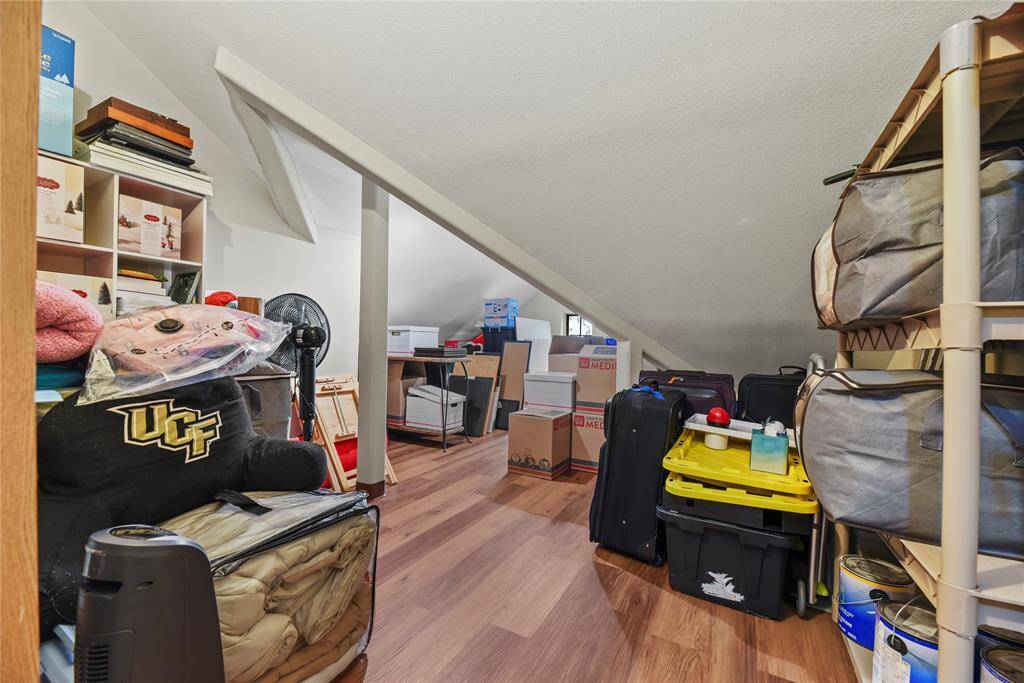 Added room with a/c! Currently being used for storage, but it could be a fun play or hobby area!