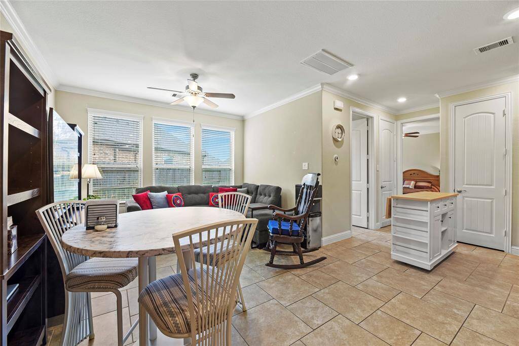 Living and dining space!