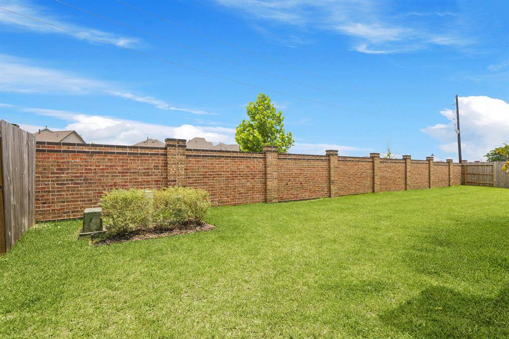The brick fencing provides more privacy.