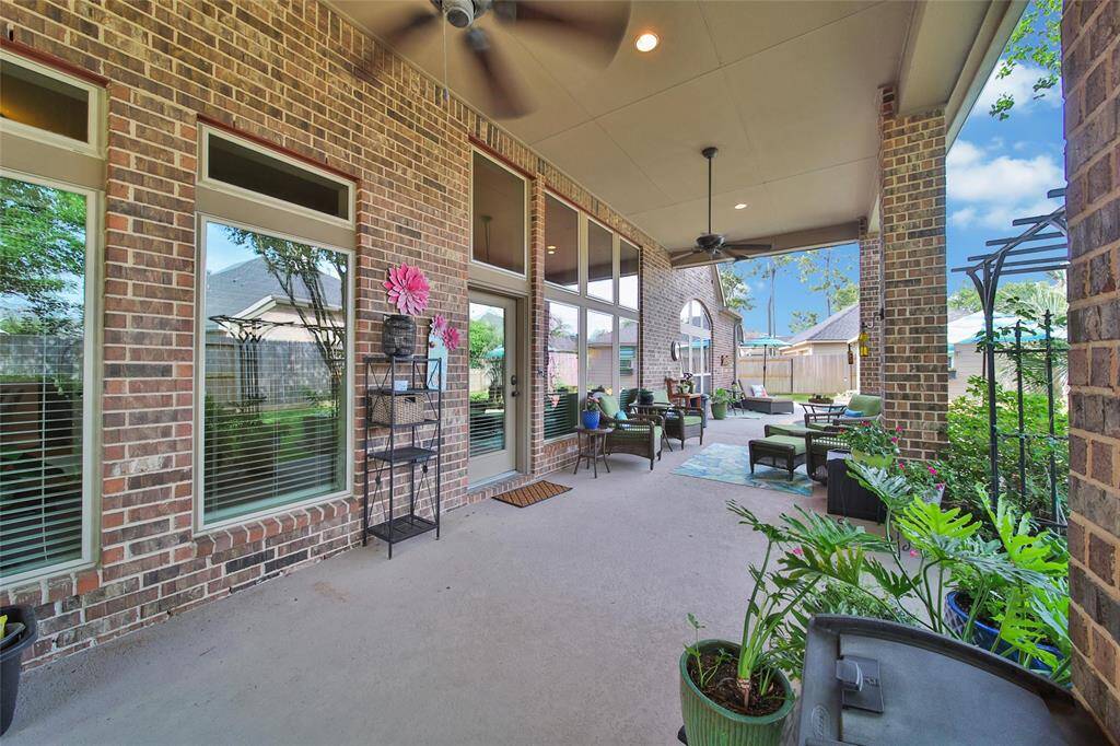 Step outside to your Zen backyard with oversized patio extending the length of the entire home.