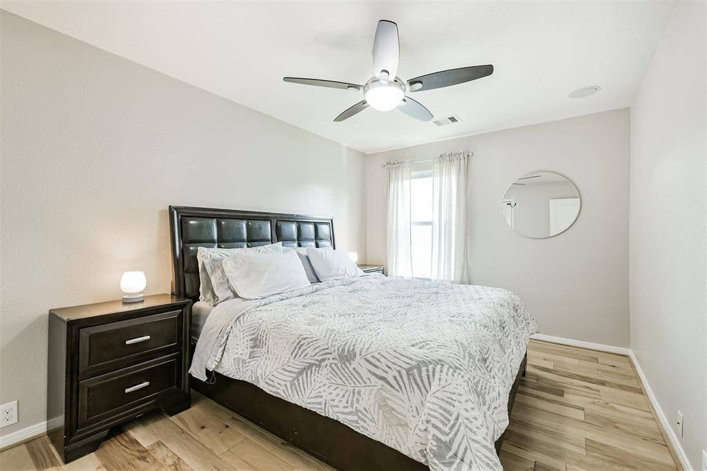 Down the hall is the last of the secondary bedrooms. Each of these bedrooms are the perfect size for that queen sized bed.