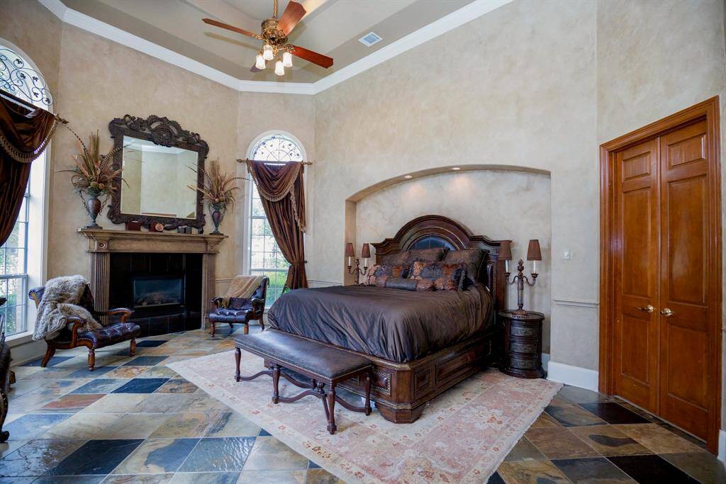 THE PRIMARY SUITE IS MAJESTIC! ENJOY YOUR EVENINGS RELAXING FIRESIDE!