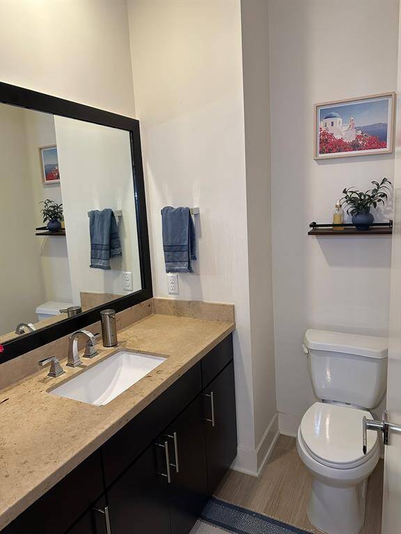 Half bath on 2nd floor