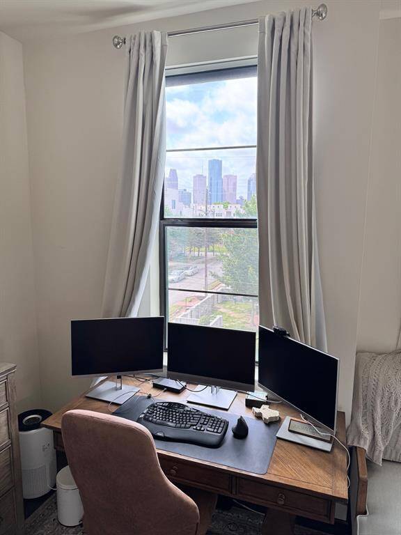 View of downtown from primary bedroom