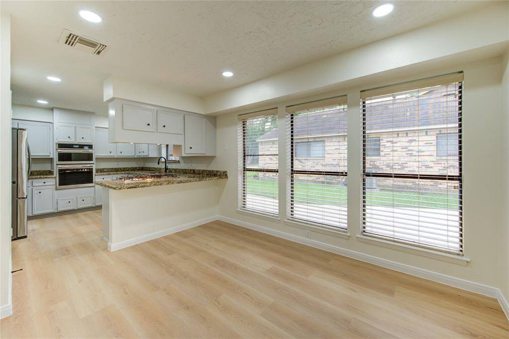Kitchen and dining space.