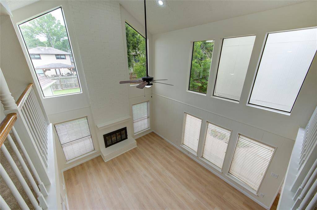 View from above of the grand family room!