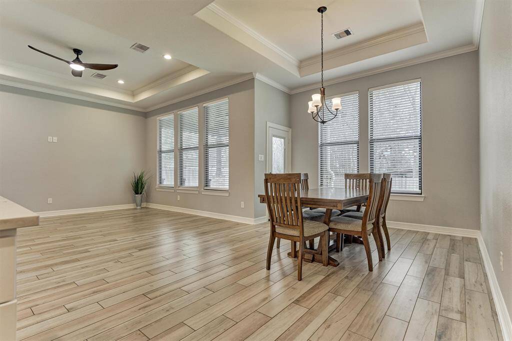 Wide, open spaces in this very functional custom home!