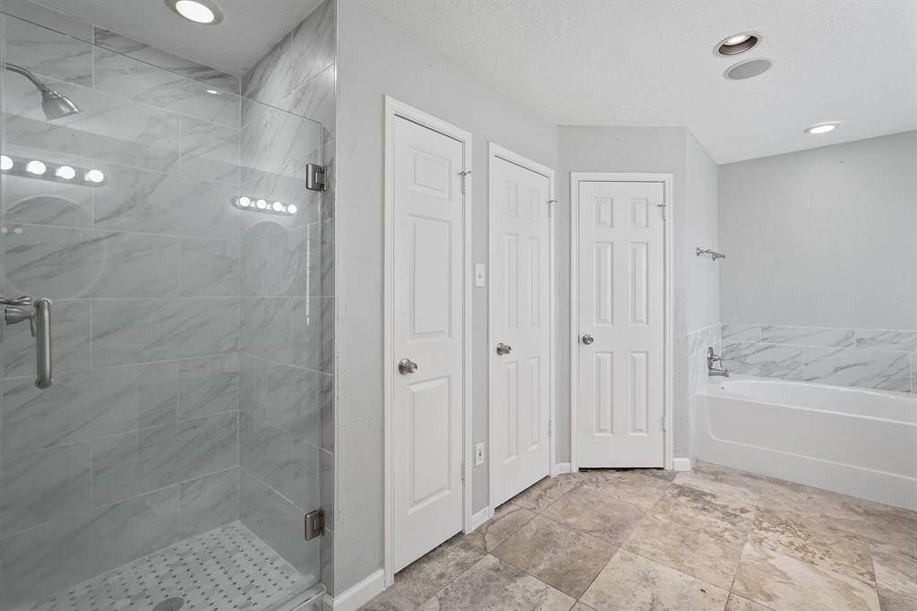 Luxurious Walk-In Shower, too!