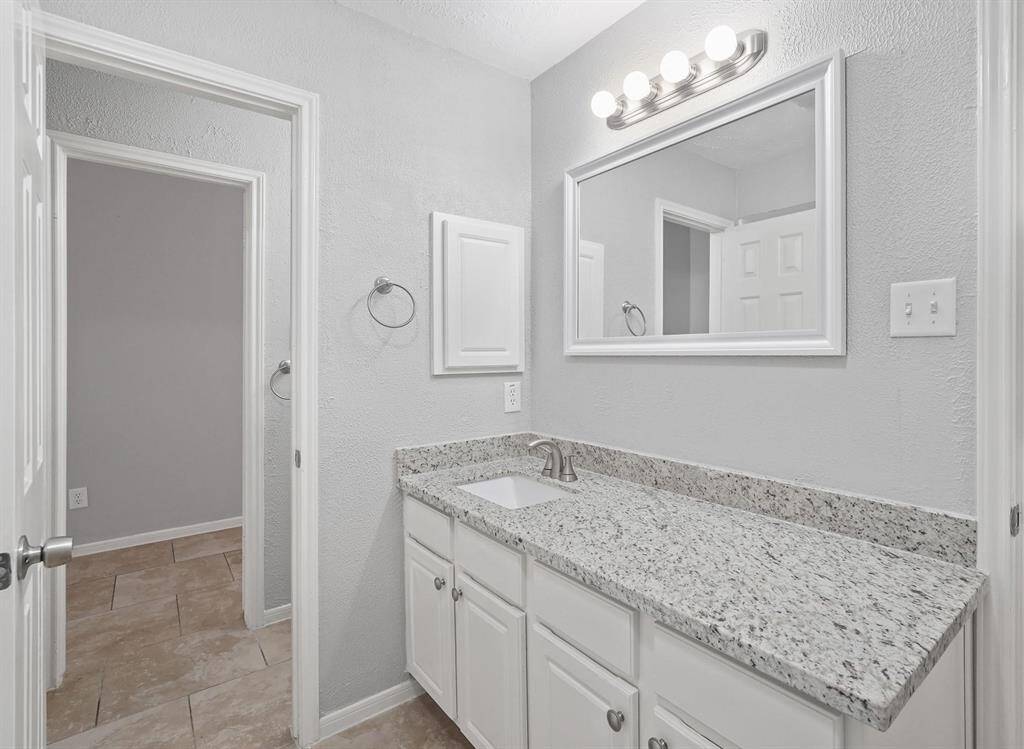 Guest Bath with Separate Toilet/Sink area and a Large Linen Closet!