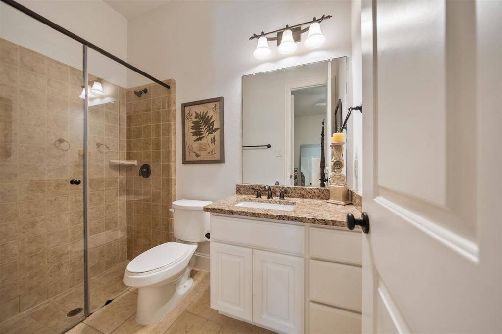 Ensuite shower bathroom on 1st floor.