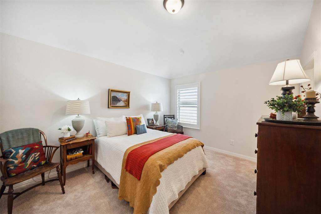 1 of 2 secondary bedrooms upstairs that share a Hollywood bathroom.