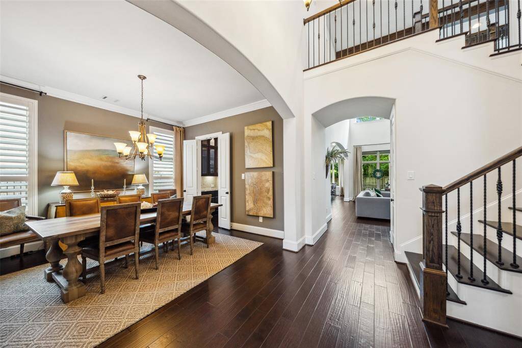 Sophisticated dining room perfect for hosting and entertaining.