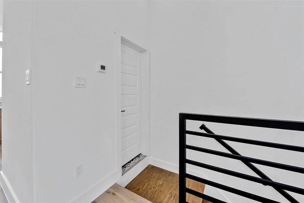 The home has a half bath on the main floor.