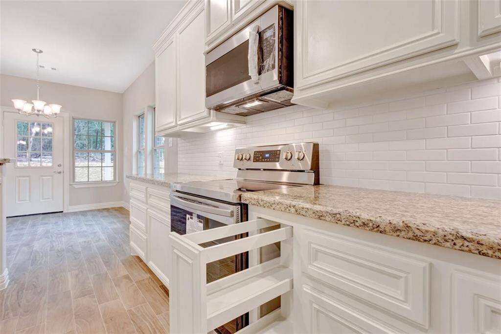 ALL CUSTOM CABINETS THROUGHOUT