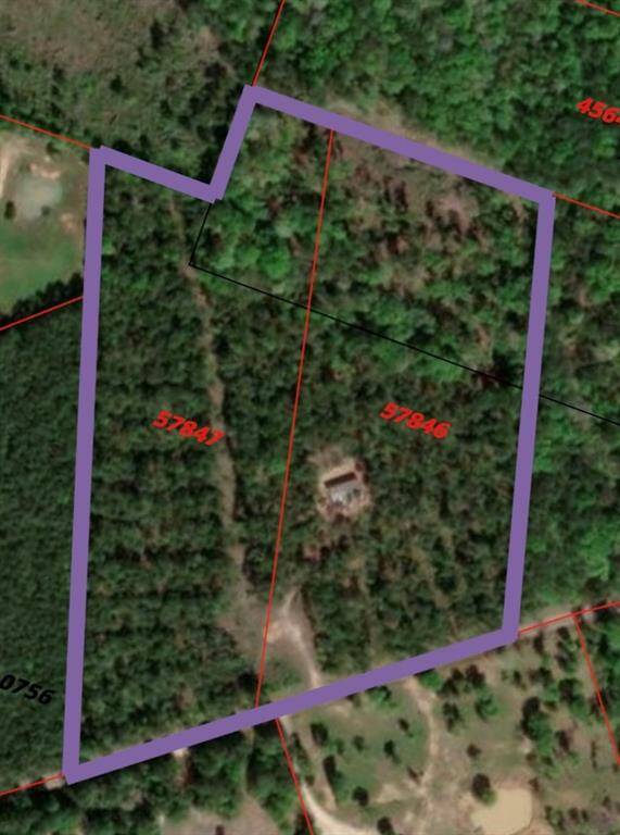 Parcel map showing layout.
