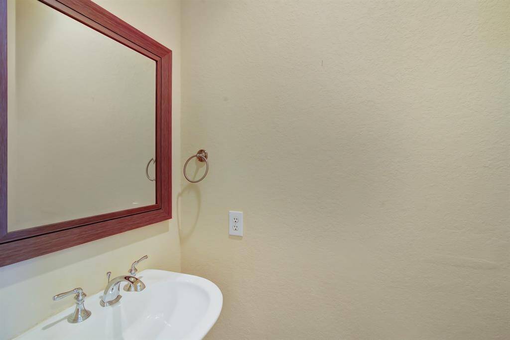 Half bath on the 2nd floor means that you don't have to run upstairs unless you want to.