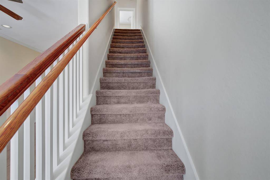 Speaking of upstairs, let's go!