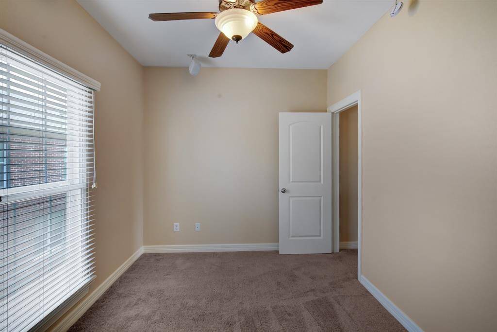 The second bedroom easily accommodates a full size bed.