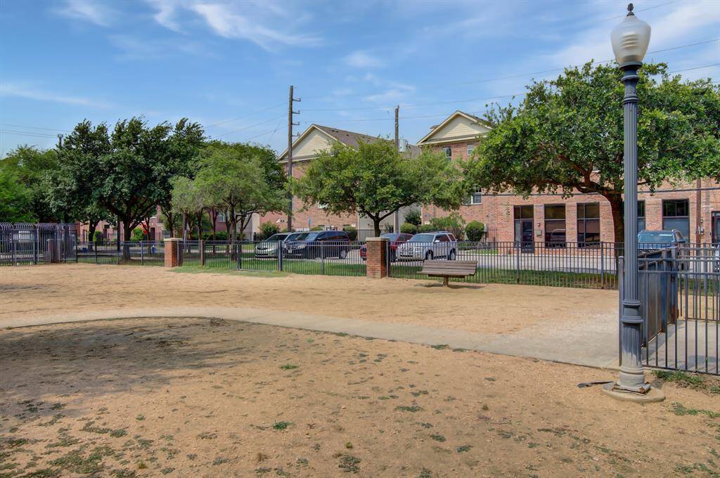 The dog park is right across the street!