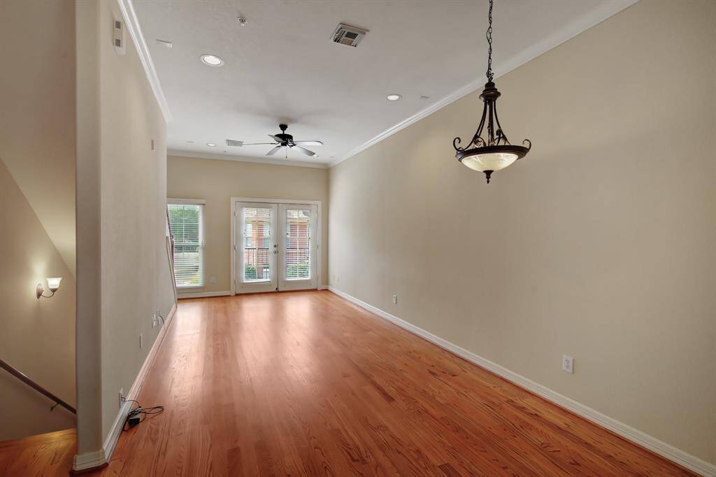 Check out this spacious living and dining area! There's plenty of room for your extra deep sofa and oversized flat screen TV